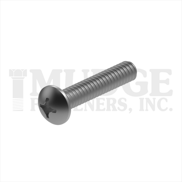 DIN7985M06012SSP M6 X 12MM PHIL PAN MACH SCREW STAINLESS W/NYLON PATCH